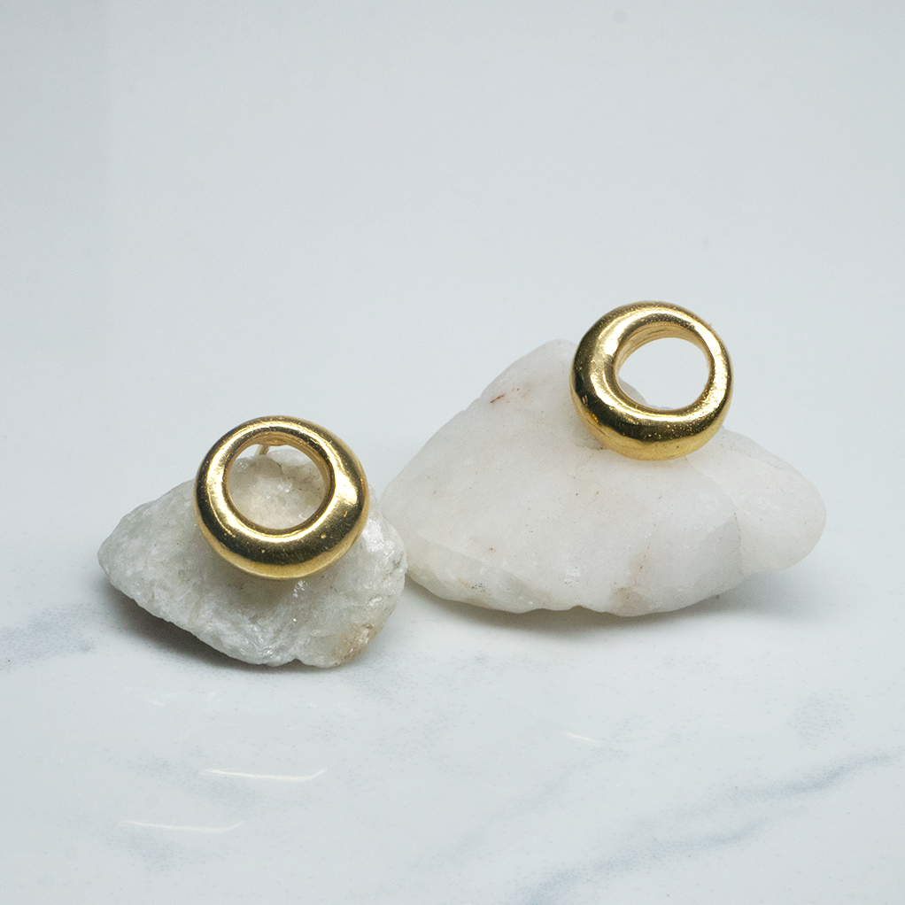 Gold Vermeil Hoop