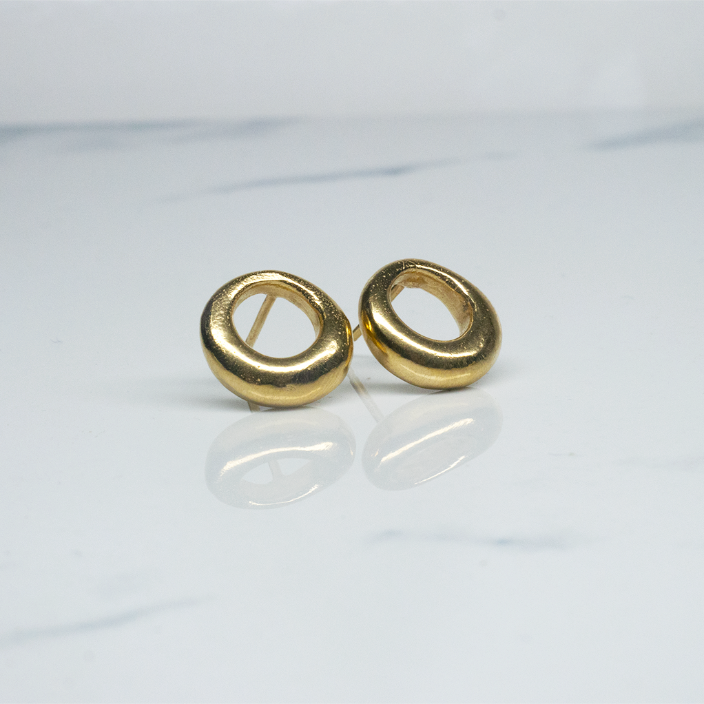 Gold Vermeil Hoop