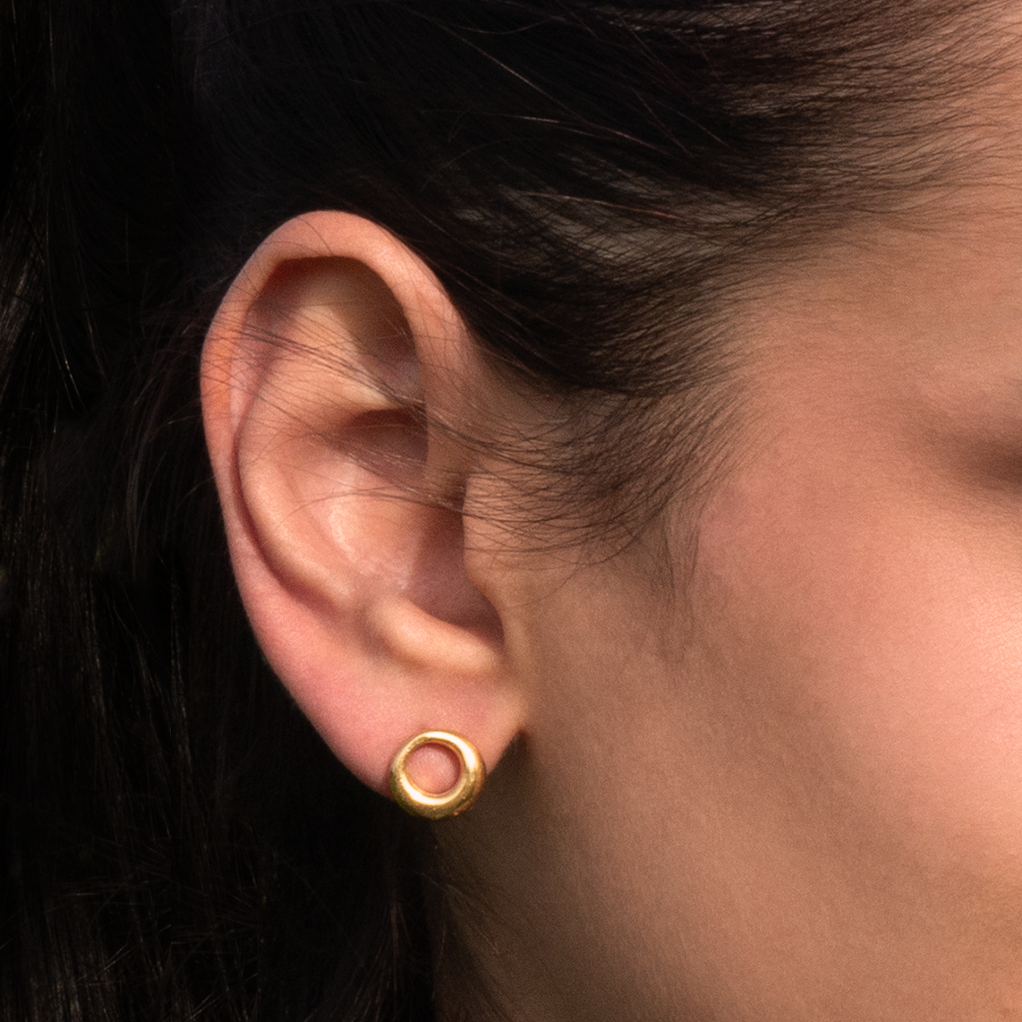 Gold Vermeil Hoop